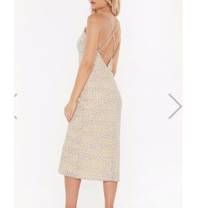 Nasty gal midi floral dress